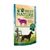 Dogs Best Nature Adult, agneau, mit Birne, Haferflocken und Distelöl, 100 % natürliche Zusammensetzung. Texte en allemand visibles sur l’emballage.